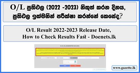 2022 (2023) O/L Results .